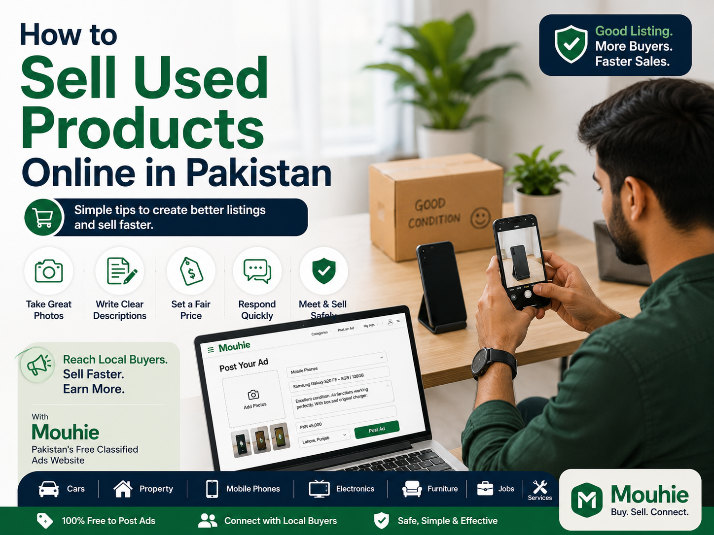 How to Sell Used Products Online in Pakistan