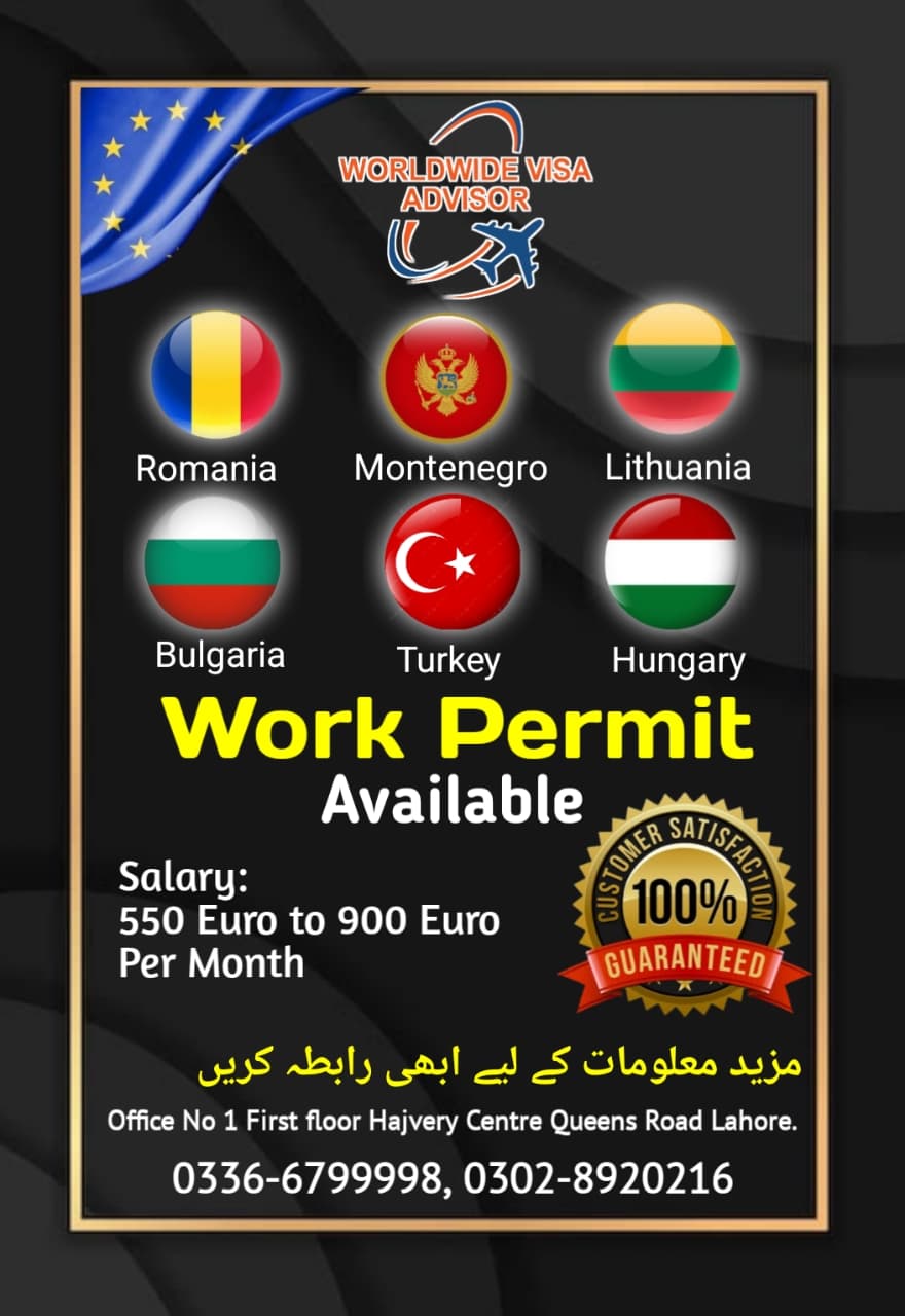 Work Permits for European Countries Available