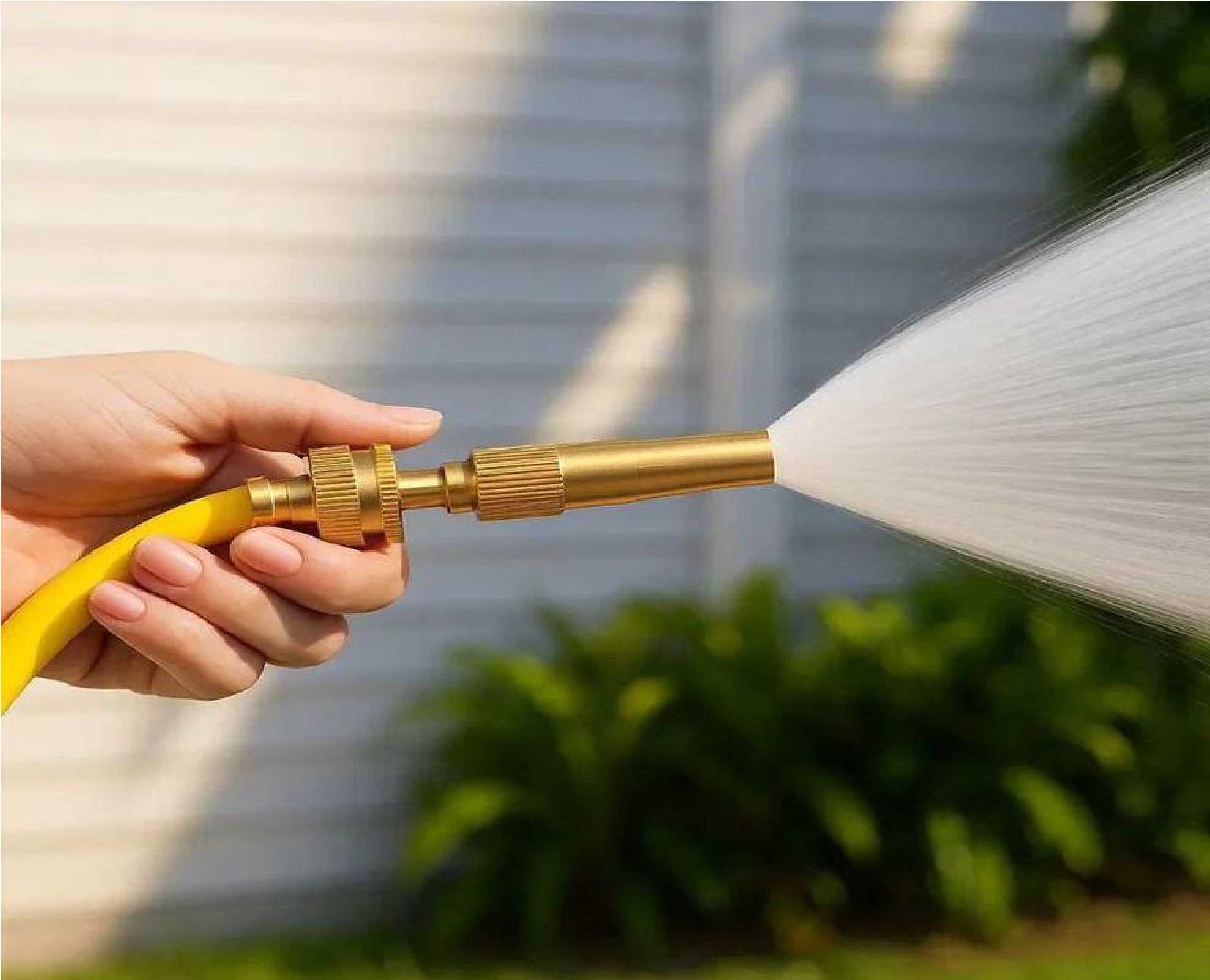 Brass Golden Nozzle for Pipe